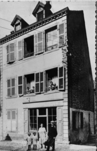 La maison située au numéro 17 de la rue Teyssier avant la seconde guerre mondiale.