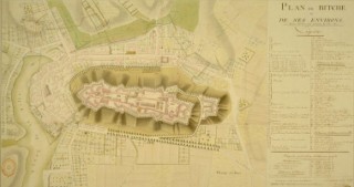 Plan général de la citadelle de Bitche, daté de 1803.