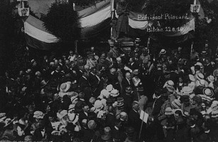 Le Président Poincaré à Bitche le 22 août1919.
