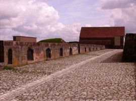 Le plateau supérieur de la citadelle de Bitche.