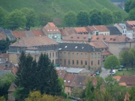 Vue actuelle des vestiges du couvent et de la maison Saint-Conrad.