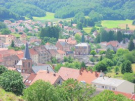 L'église protestante de Bitche.