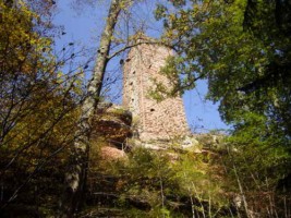 La tour du château de Waldeck.