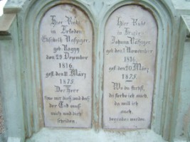 Une tombe du cimetière anabaptiste (photographie de Fabrice Schneider).