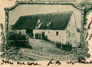 Le café Zuck en 1901.