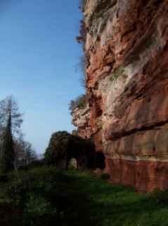 L'arche d'entrée des ruines.