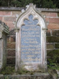 La tombe de la famille Froehlich.