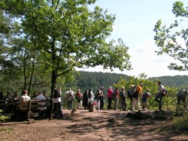 Photographie de la section de Bitche du Club vosgien.