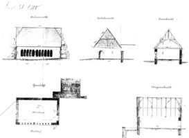 Plans de l'ossuaire.