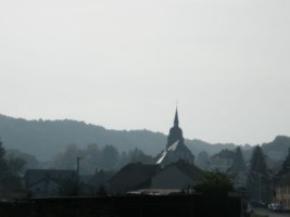 Le chevet de l'église.