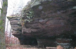 Le rocher du Zollstock.
