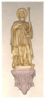 L'église possède une statue de saint Wendelin, particulièrement vénéré dans notre région.