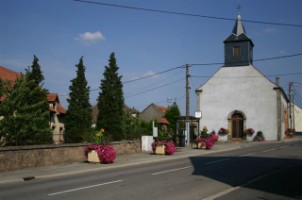 Le hameau et la chapelle Saint-Donat.