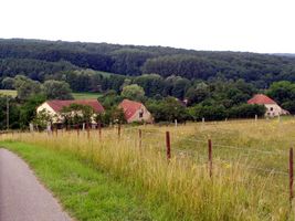 Quelques maisons de l'écart de Hutting.