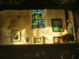 L'int&eacute;rieur de la chapelle Sainte-Barbe de Weidesheim.