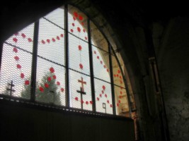 L'intérieur de la chapelle Sainte-Barbe de Weidesheim.