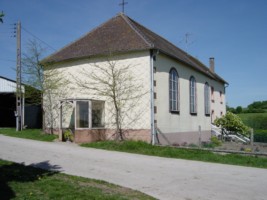 La petite chapelle d'Altkirche à Rahling est dédiée à saint Hubert.