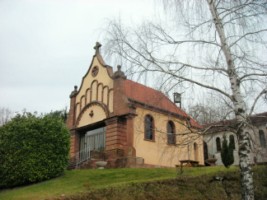 La première chapelle du sanctuaire du Wasenberg est érigée entre 1949 et 1953.