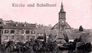 L'école et l'église au début du XXe siècle.