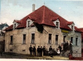 Le restaurant Müller en 1909.