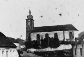 L'église Saint-Donat en 1938-1939.