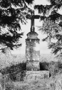 La Schwalbachkreutz avant la dernière restauration (photographie du service régional de l'inventaire de Lorraine).