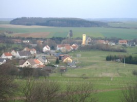 Le hameau de Guiderkirch et l'église paroissiale Saint-Maurice.