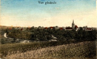 Panorama du village de Loutzviller en 1924.
