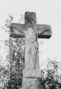 Le croisillon de la croix (photographie du service régional de l'inventaire de Lorraine).