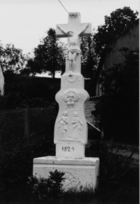 La croix de 1824 (photographie du service régional de l'inventaire de Lorraine).