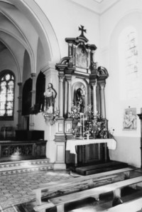 Le retable de droite (photographie du service régional de l'invenaire de Lorraine).