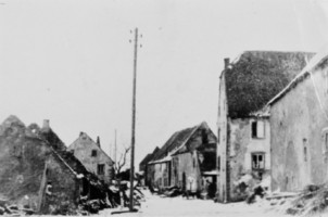 La rue principale en 1945.