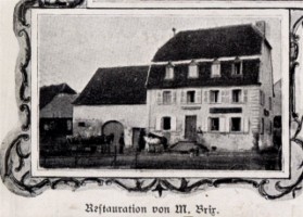 Le restaurant Brir en 1907.