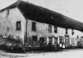 L'épicerie Rinder avant 1914.