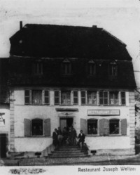 La maison natale de l'explorateur Gentil avant 1914.