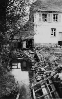 Le moulin Arnet, route d'Eschviller, en 1940.