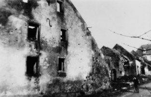 La rue de Bitche en 1945-1950.