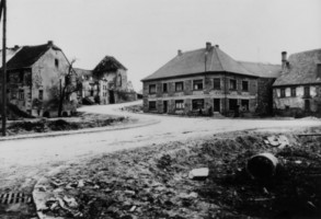 Le village au temps de la reconstruction.