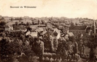 Panorama du village de Volmunster au début du XXe siècle.