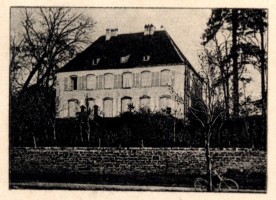 Le château de Volmunster avant la guerre.