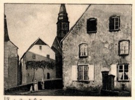 L'église Saint-Pierre avant la seconde guerre mondiale.