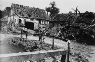 Le hameau de Weiskirch en 1940.