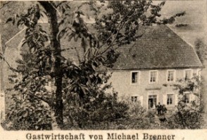 La maison Brenner de Weiskirch en 1906.
