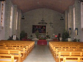 La nef de l'église de Volmunster, à vaisseau unique.