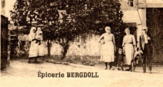 L'épicerie Bergdoll au début du XXe siècle.