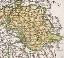 Carte de l'ancien baillage de Bitche.