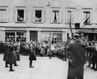 La visite de Daladier à Bitche en 1937.