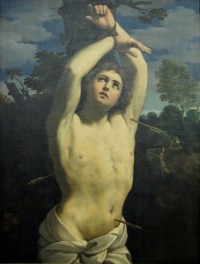Saint Sébastien par Guido Reni, vers 1615, musées du Capitole à Rome (Wikimedia Commons).